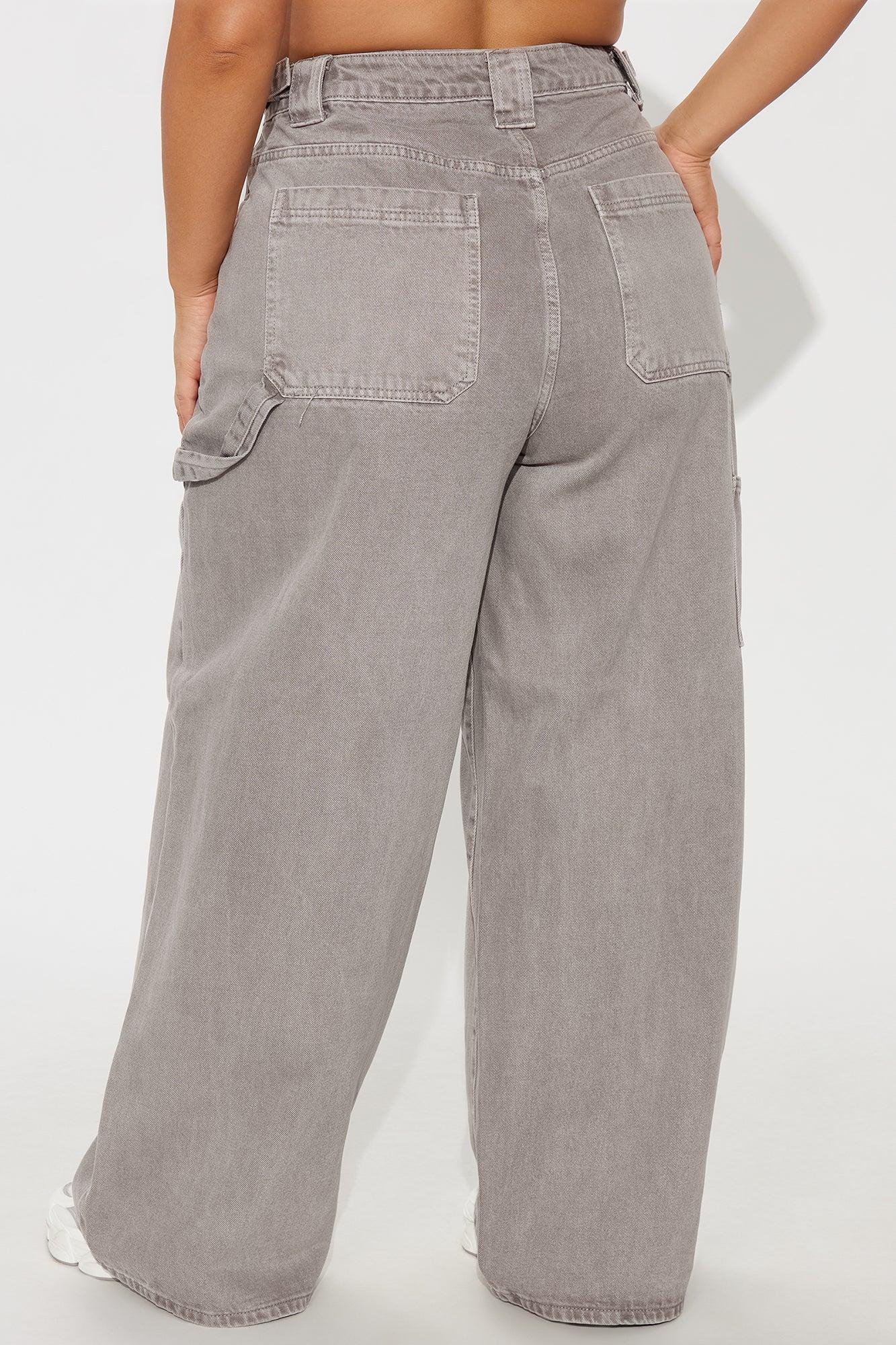 Everything You Want Wide Leg Pant - Grey Product Image