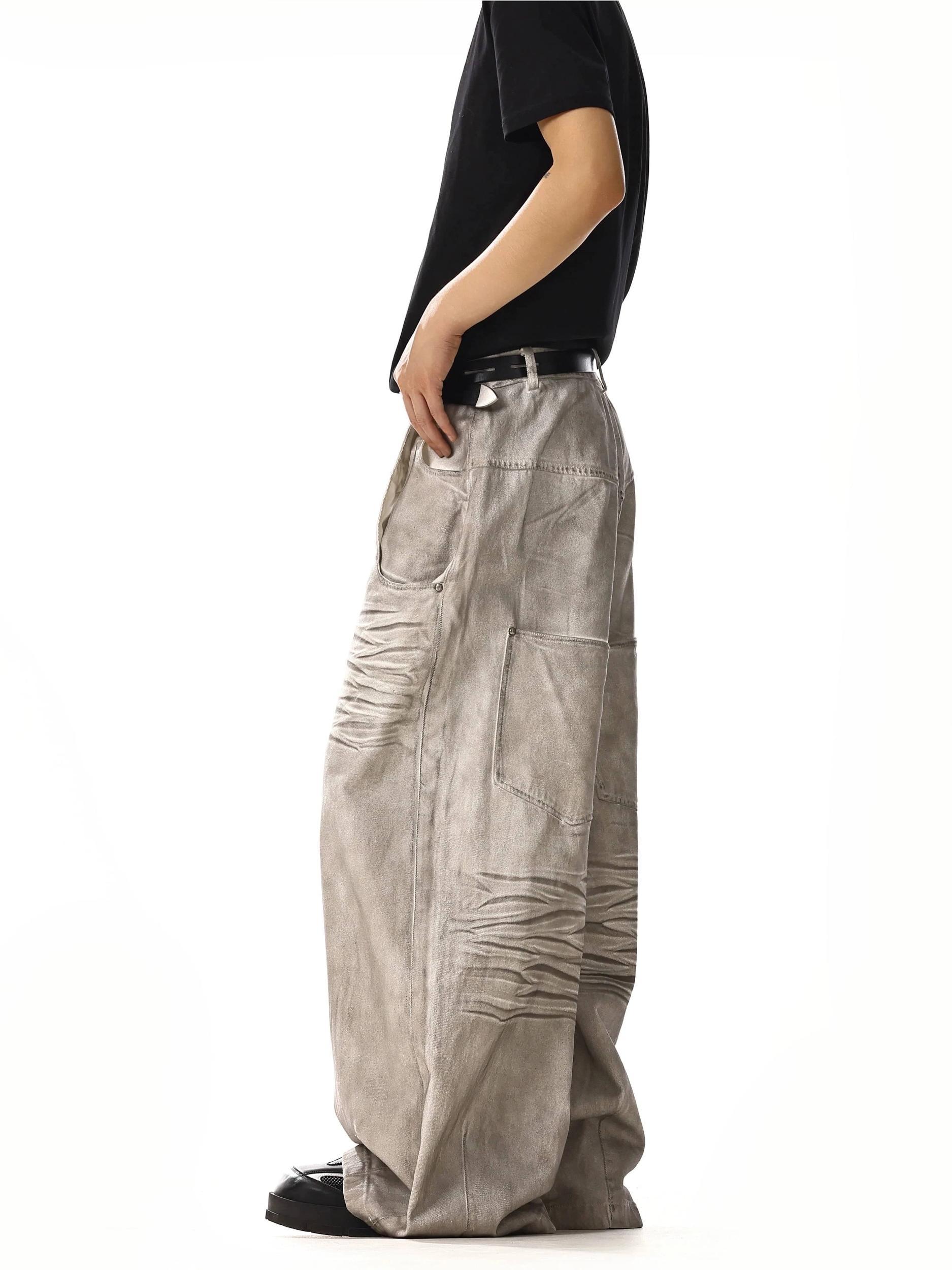 RT No. 18208 LIGHT GRAY HEAVY JEANS Product Image
