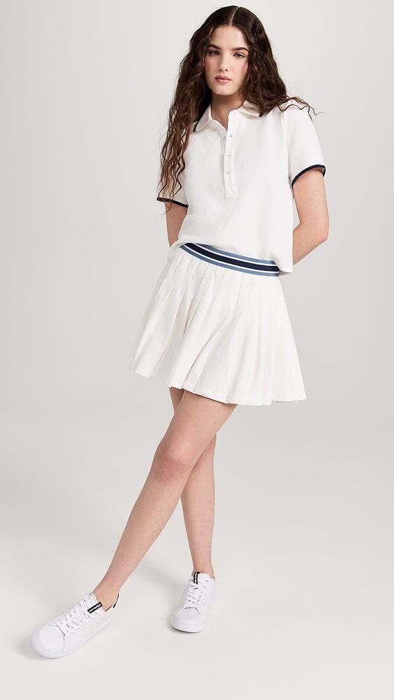 The Upside Bounce Birdie Crop Polo | Shopbop Product Image