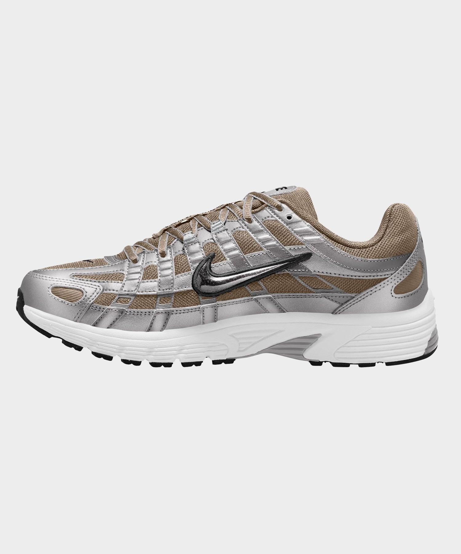 Nike P-6000 in Khaki + Metallic Platinum Product Image