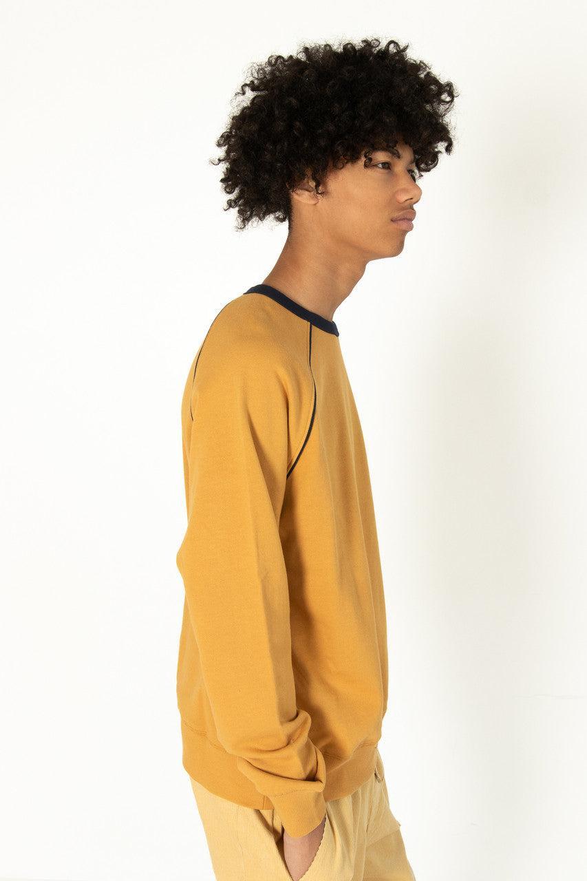 Honey Mustard Piping Sweatshirt Product Image