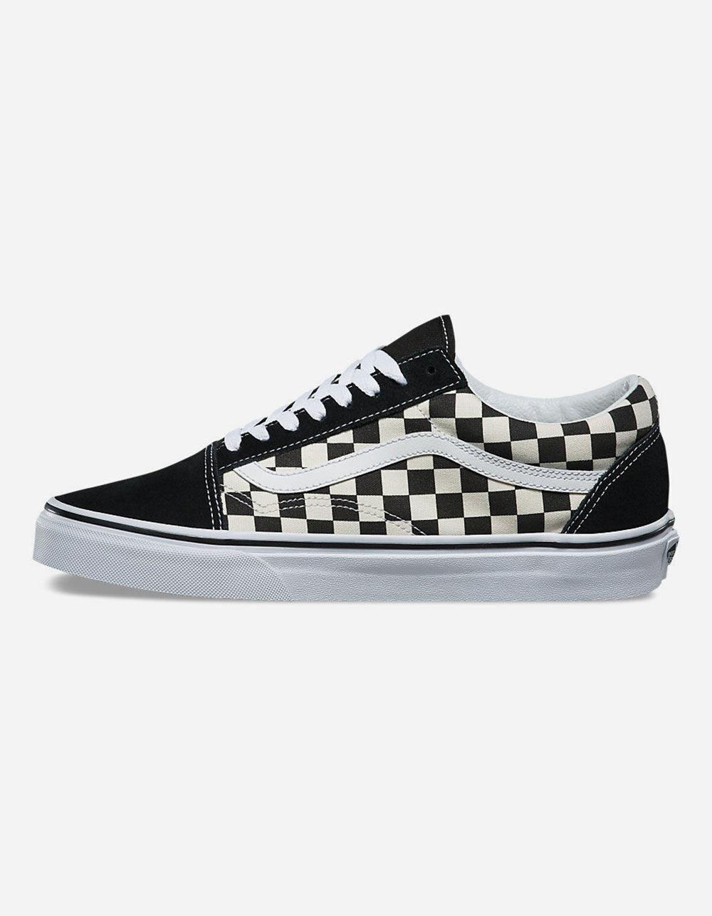 VANS Checkered Old Skool Black & White Shoes Product Image