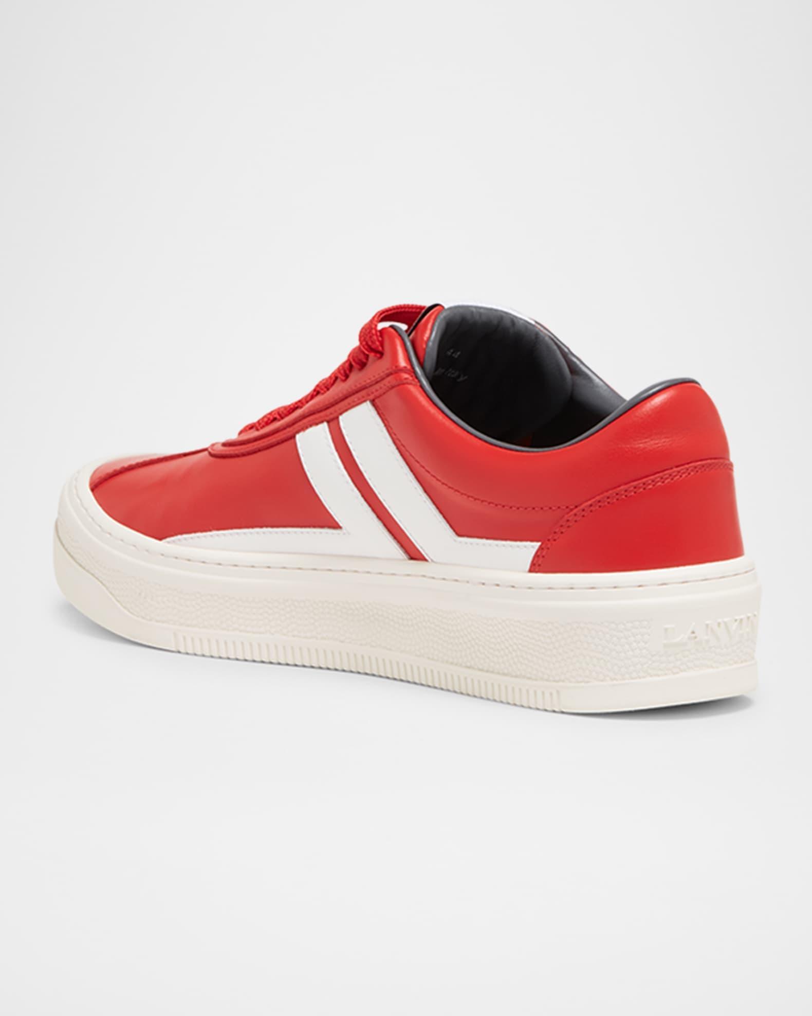 Men's Cash Leather Low-Top Sneakers Product Image