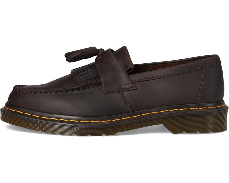 Adrian Yellow Stitch Leather Loafers Product Image