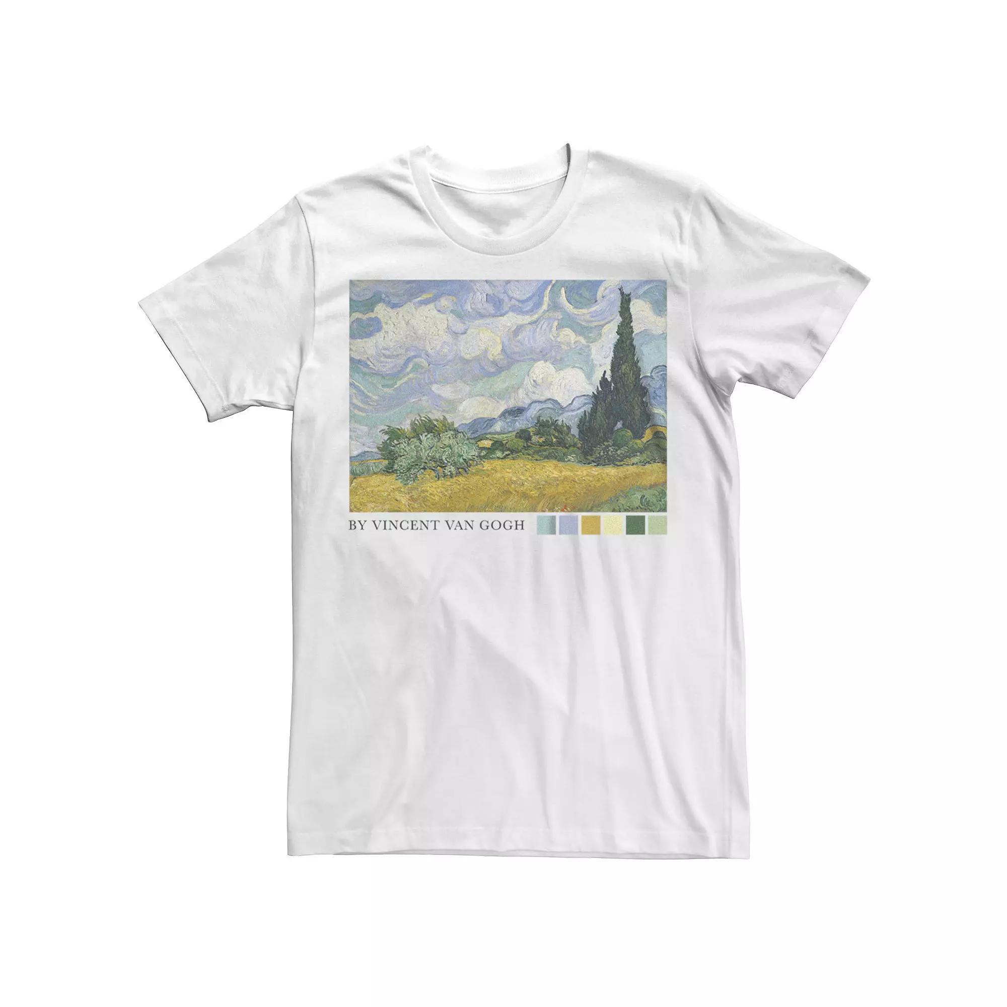 Men's Vincent Van Gogh Photoreal Tee, Size: XL, White Product Image