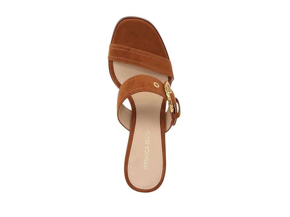 Veronica Beard Margaux Slides (Caramel Brown Suede) Women's Sandals Product Image