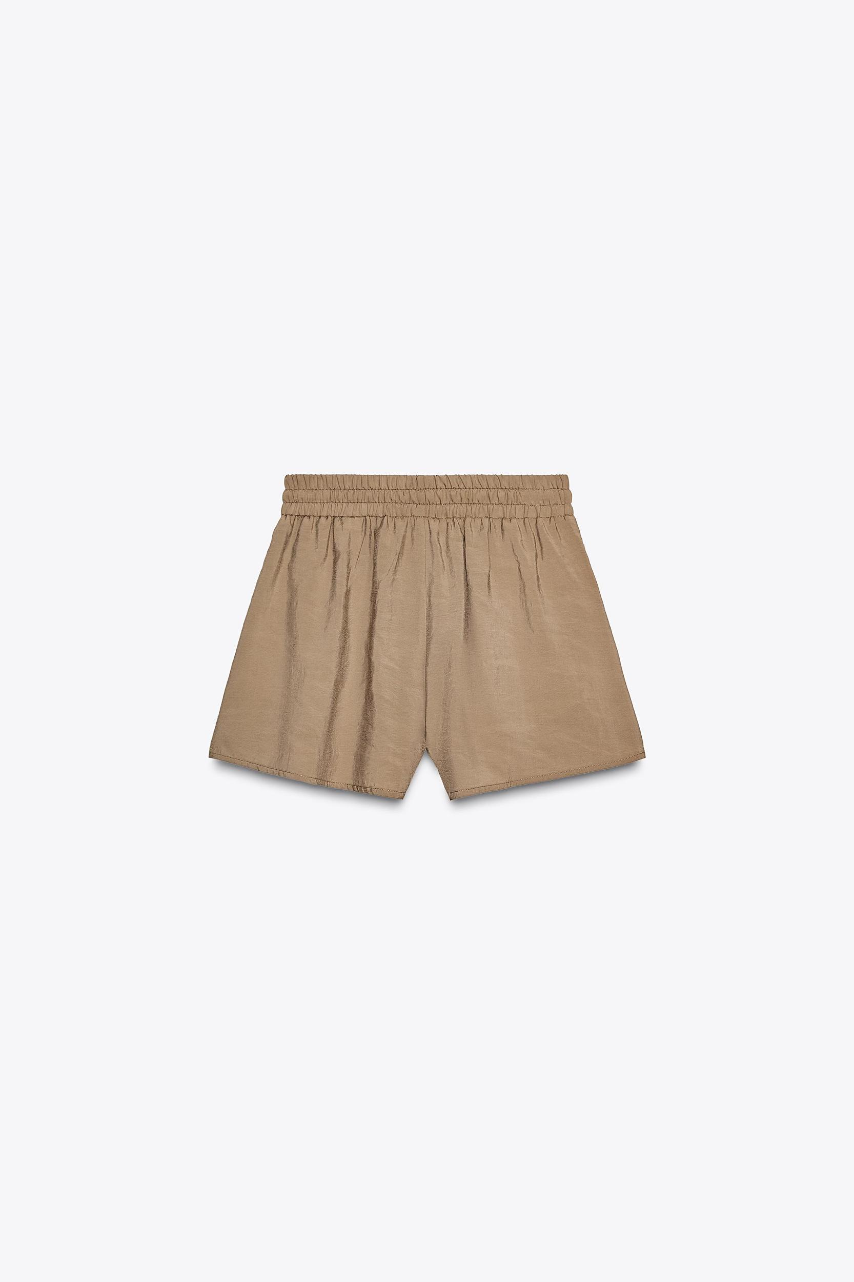 BEADED DRAWSTRING SHORTS Product Image