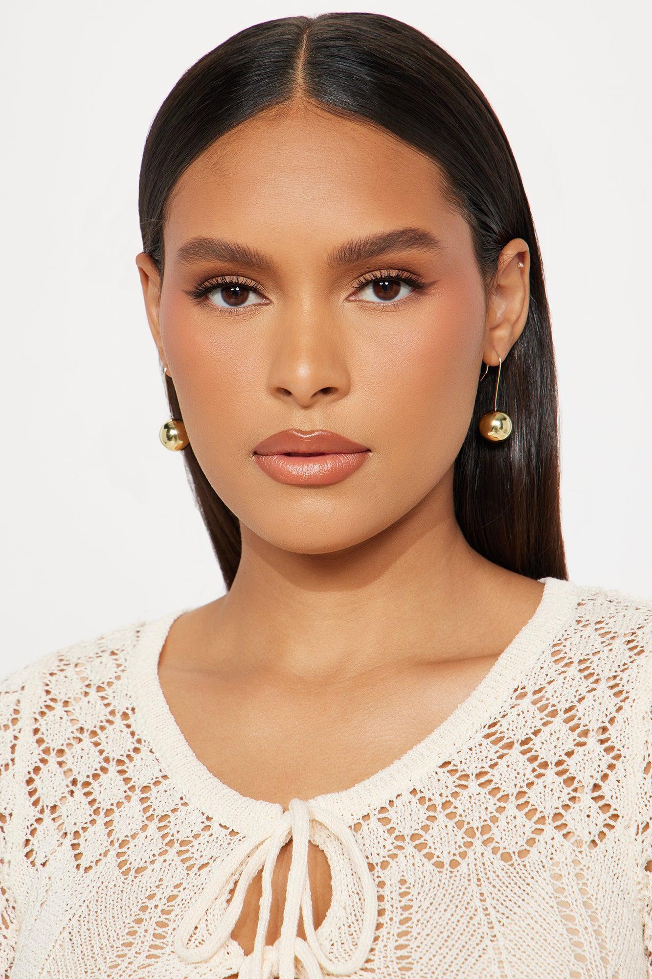 Bali Earrings - Gold Product Image