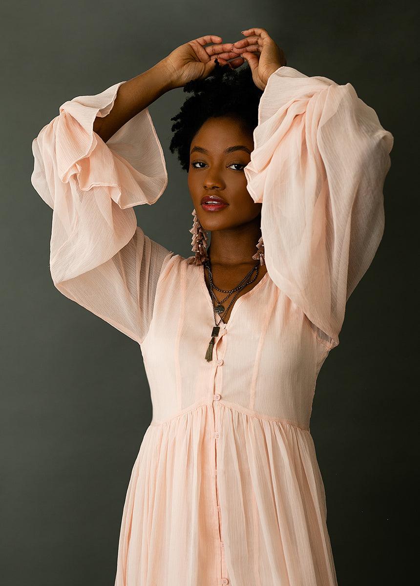 Ninette Maxi Dress in Blush Female Product Image