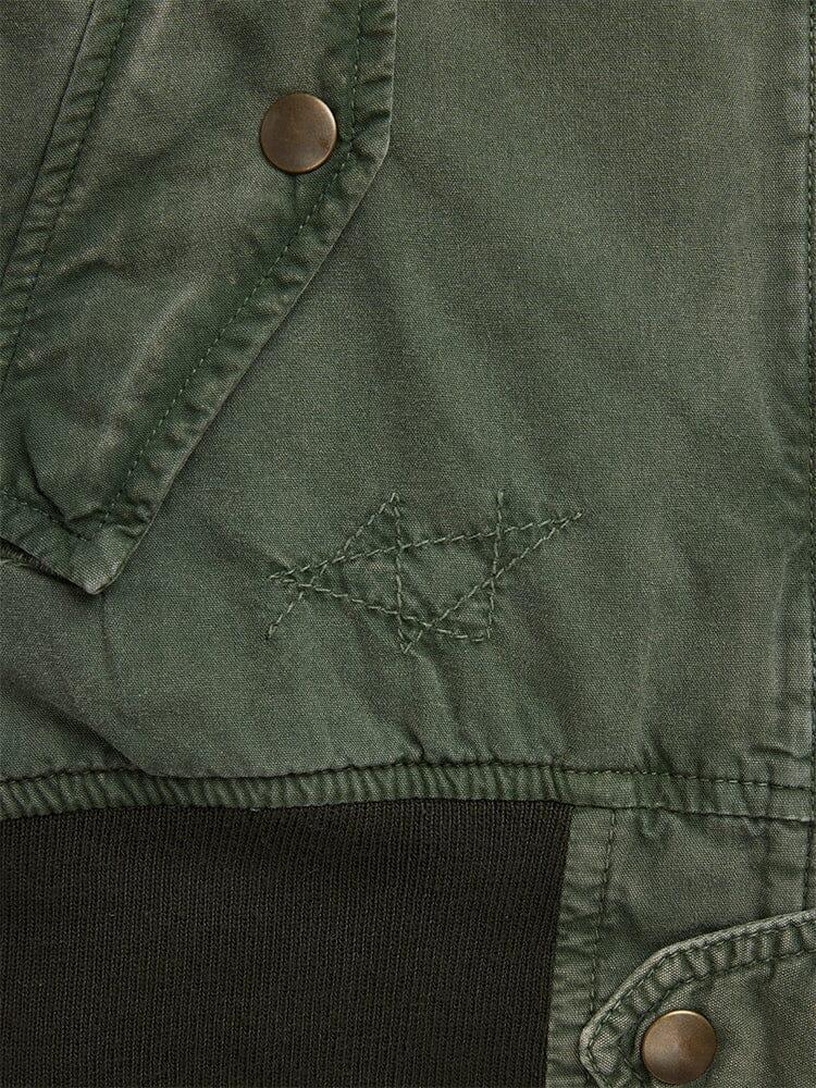 WOMEN'S L-2B RIP AND REPAIR BOMBER JACKET (OG-107 GREEN) - OG-107 GREEN / L Product Image