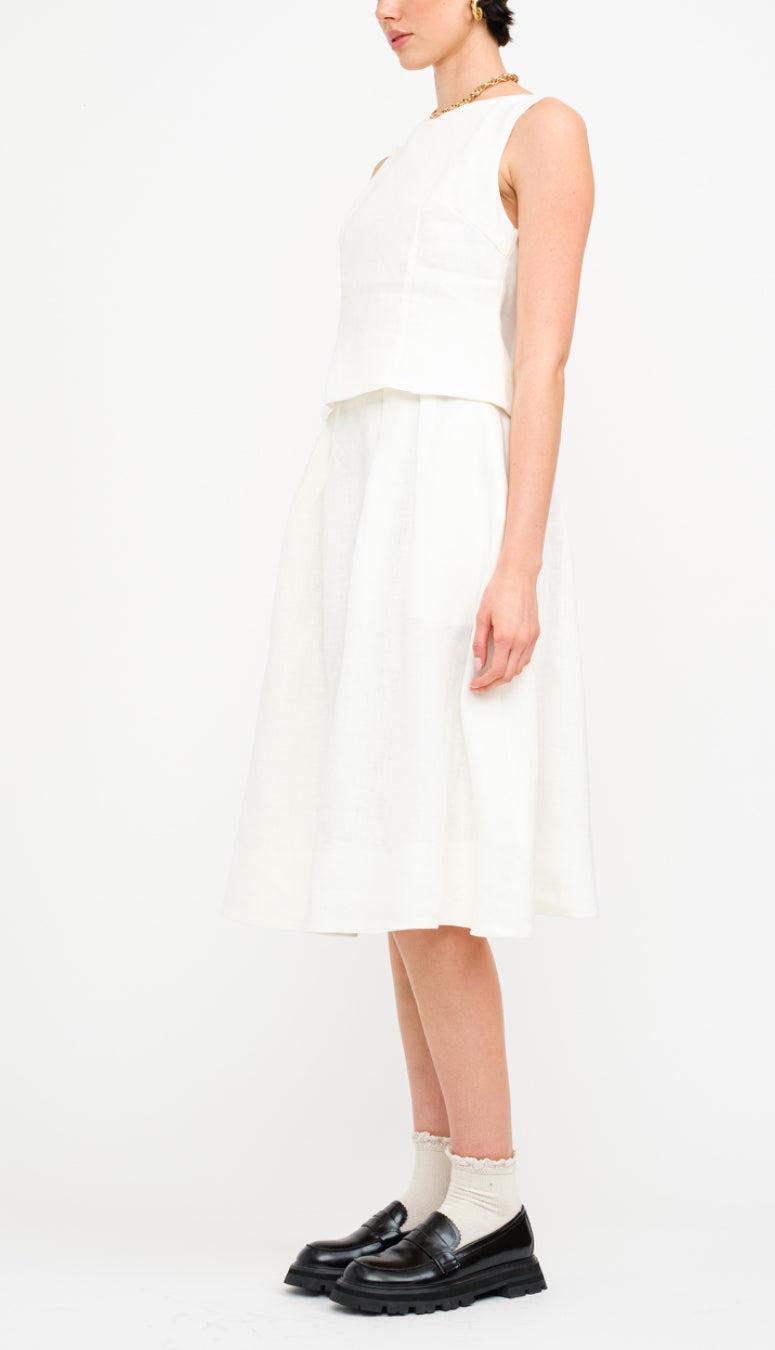 Fiona Linen Sleeveless Top Product Image