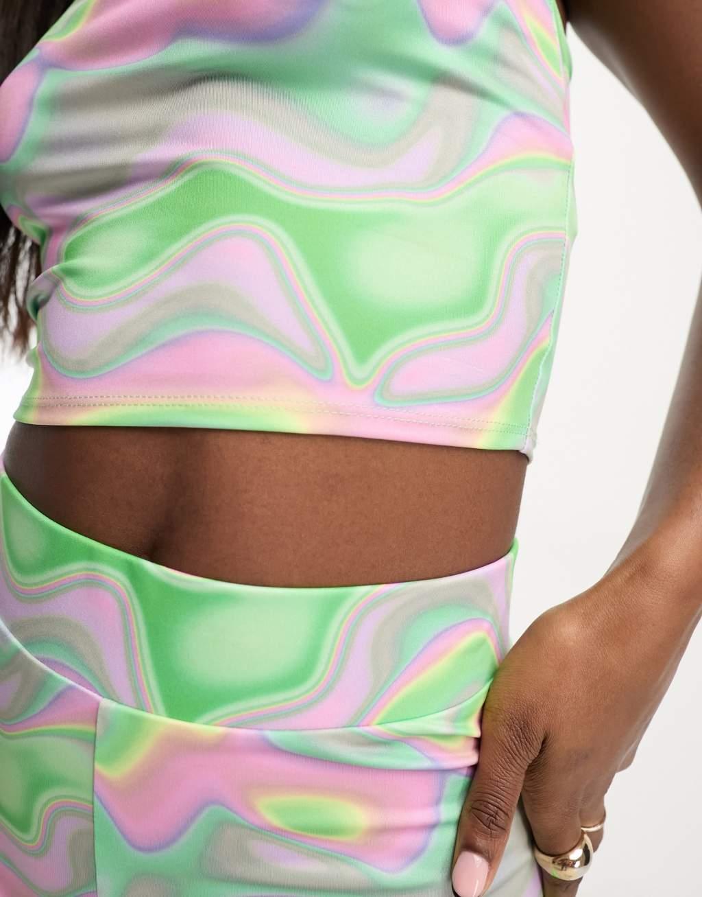 Monki one shoulder top Product Image