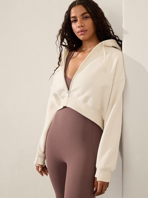 Forever Fleece Crop Full Zip Product Image