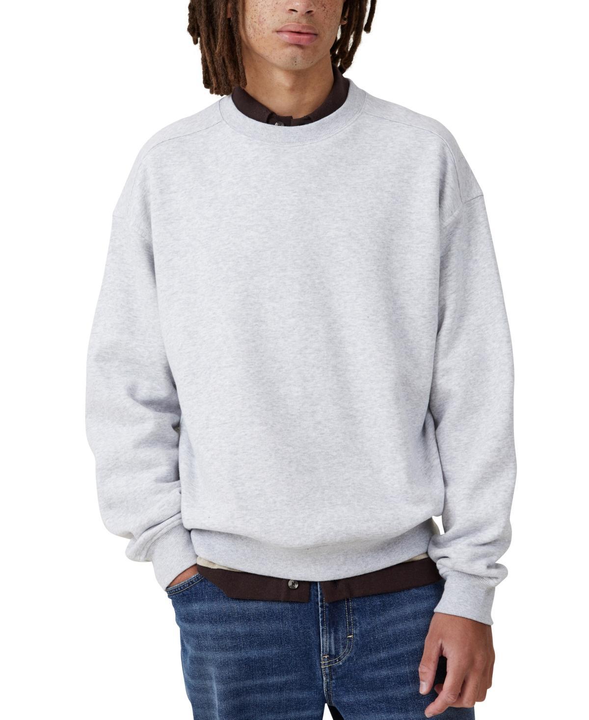 Cotton On Men's Box Fit Crew Sweater in Bone at Nordstrom, Size Xx-Small Product Image