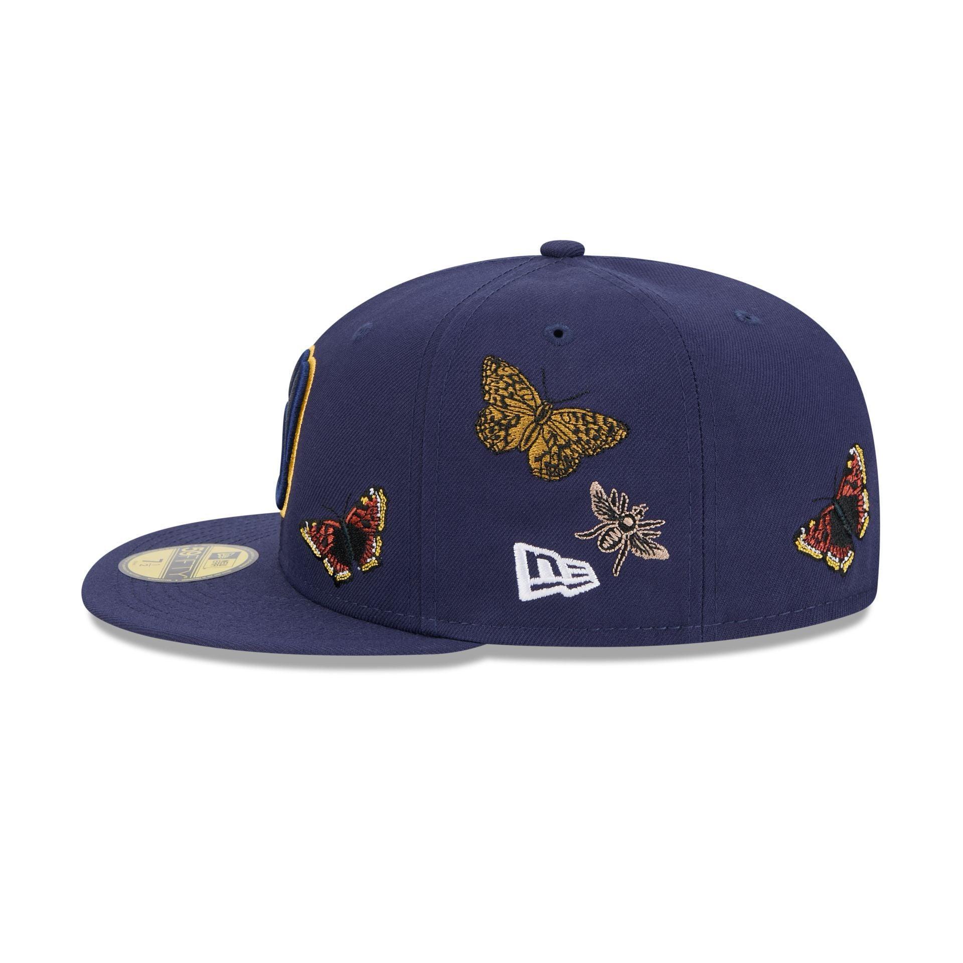 FELT x Milwaukee Brewers Navy 59FIFTY Fitted Hat Male Product Image