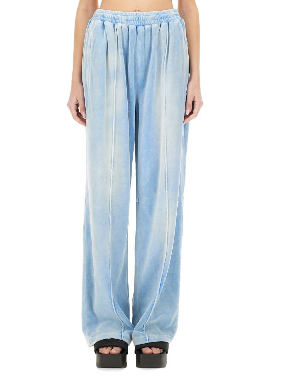 ALEXANDER WANG T Jogging Pants In Azure Product Image