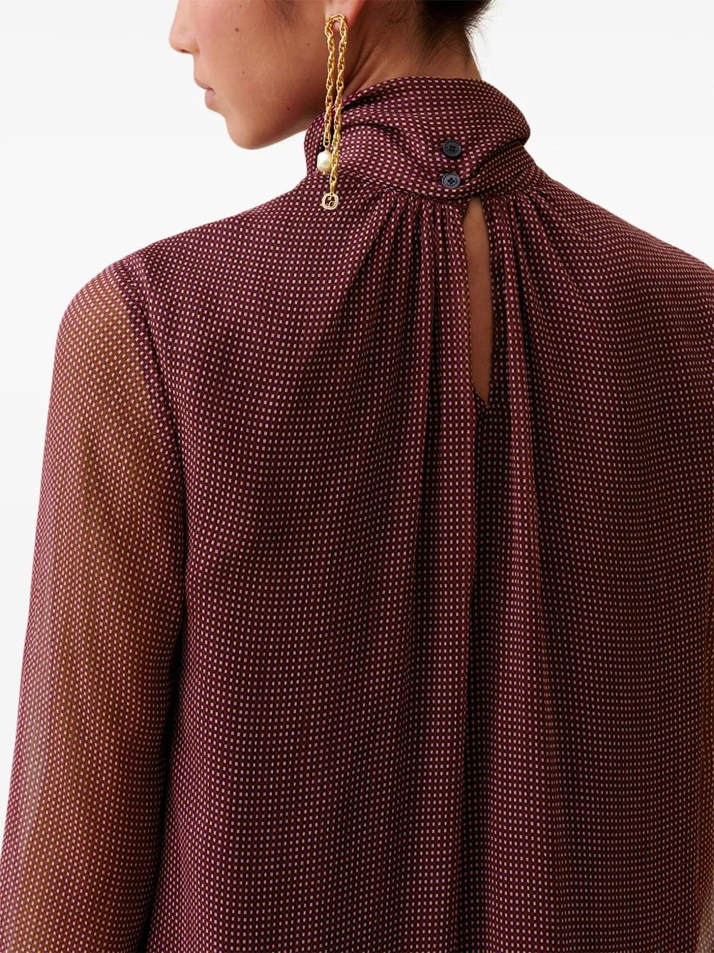 tie-neck mini dress Product Image