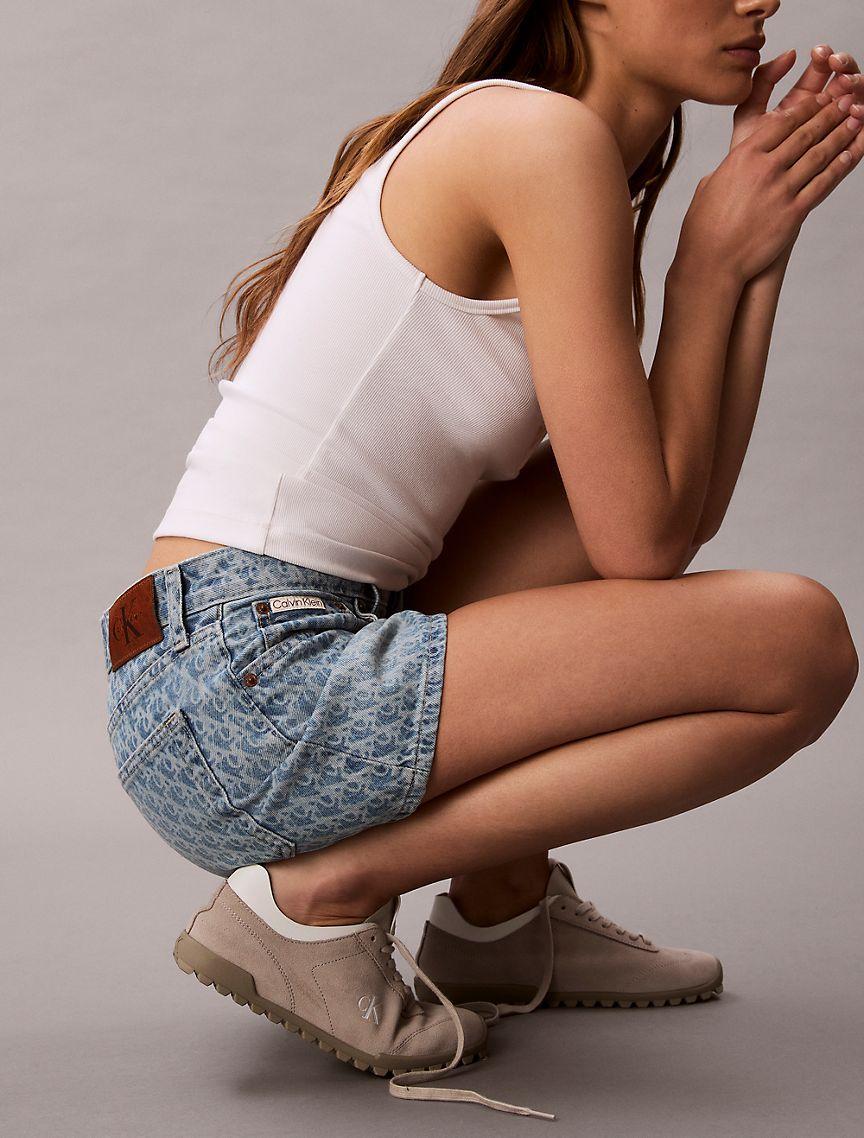90s Fit Printed Denim 3" Short Product Image