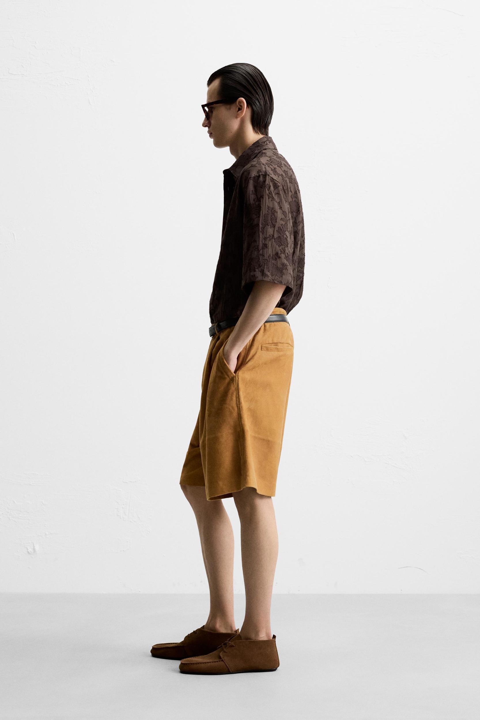 FLOWY JACQUARD SHIRT Product Image