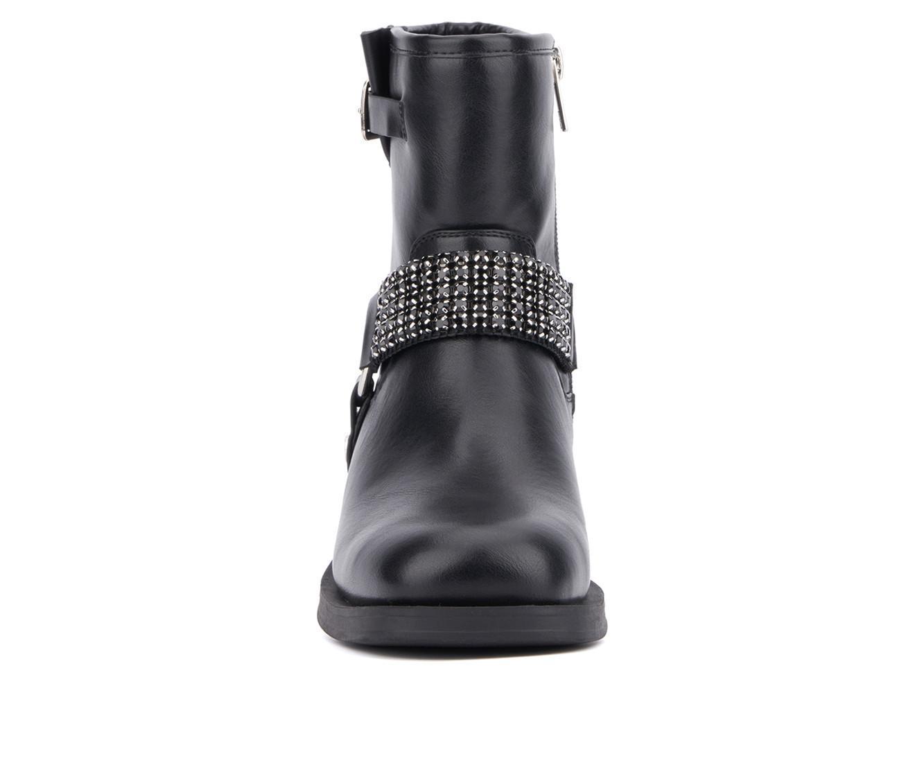 Women's New York and Company Carson Moto Boots Product Image