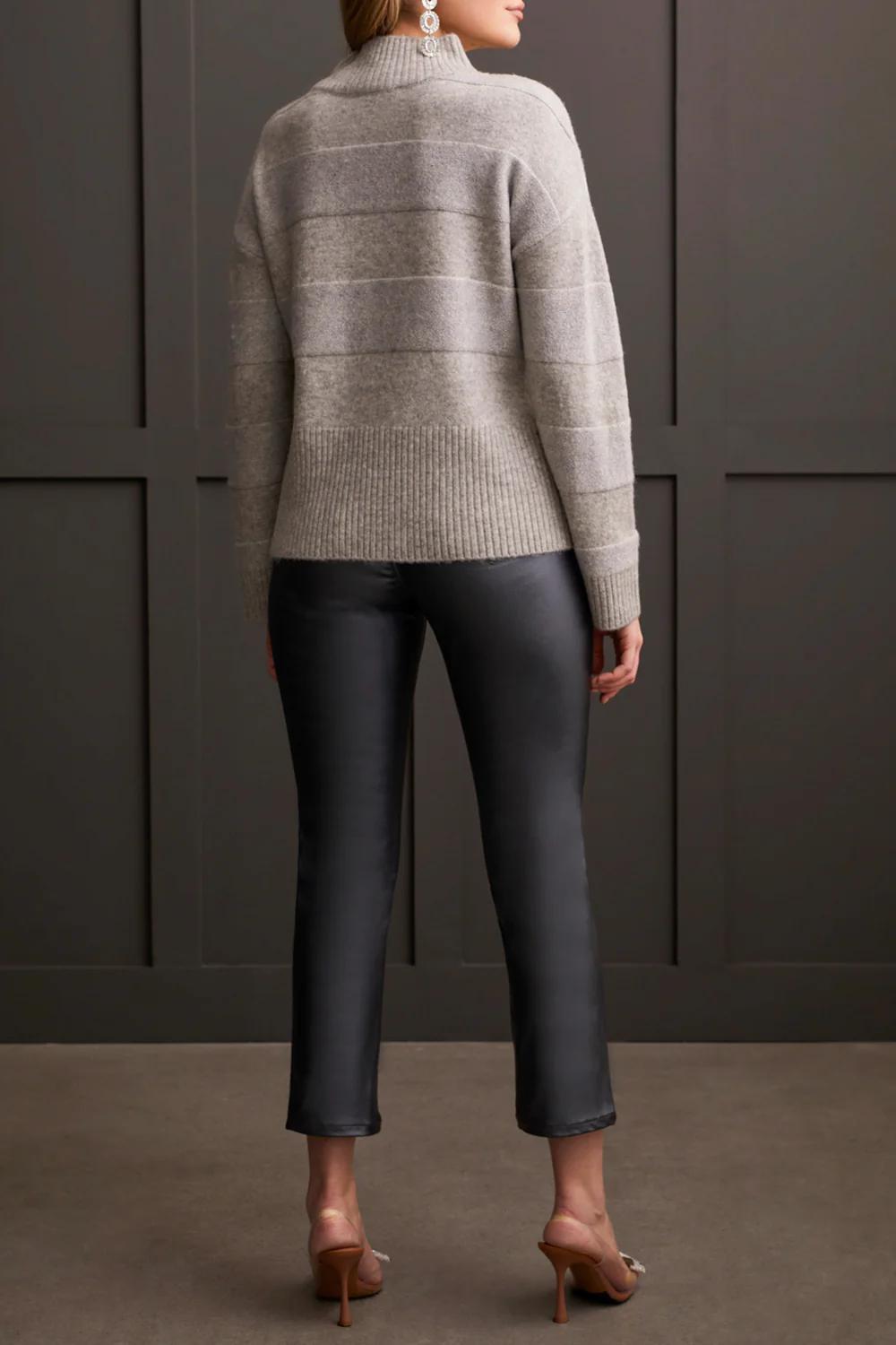Long sleeve mock neck sweater Product Image