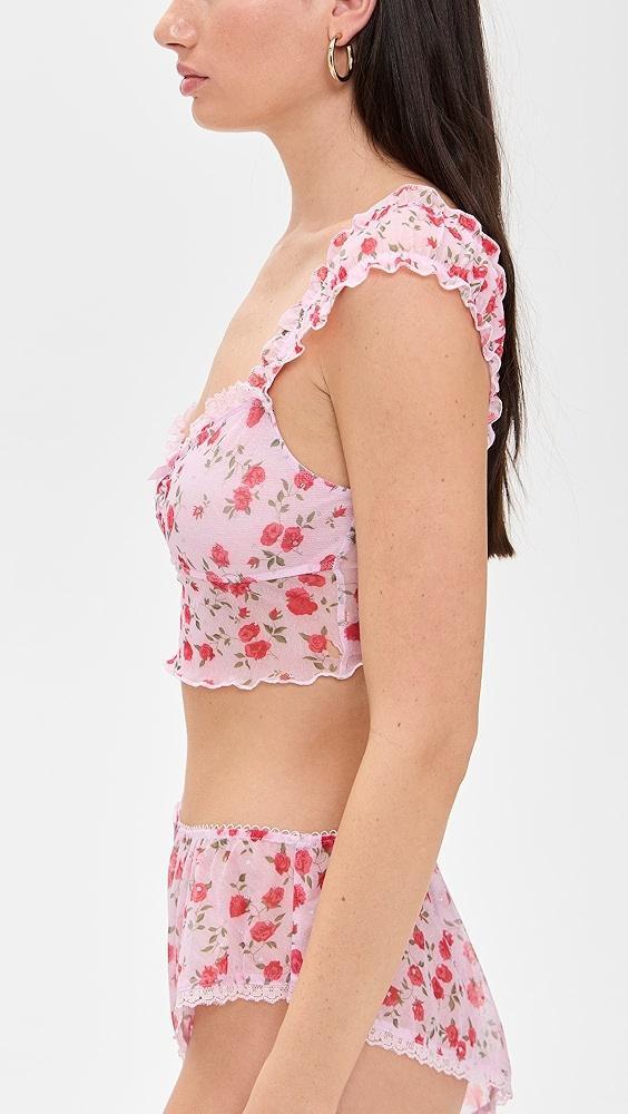 For Love & Lemons Lottie Sleep Top | Shopbop Product Image
