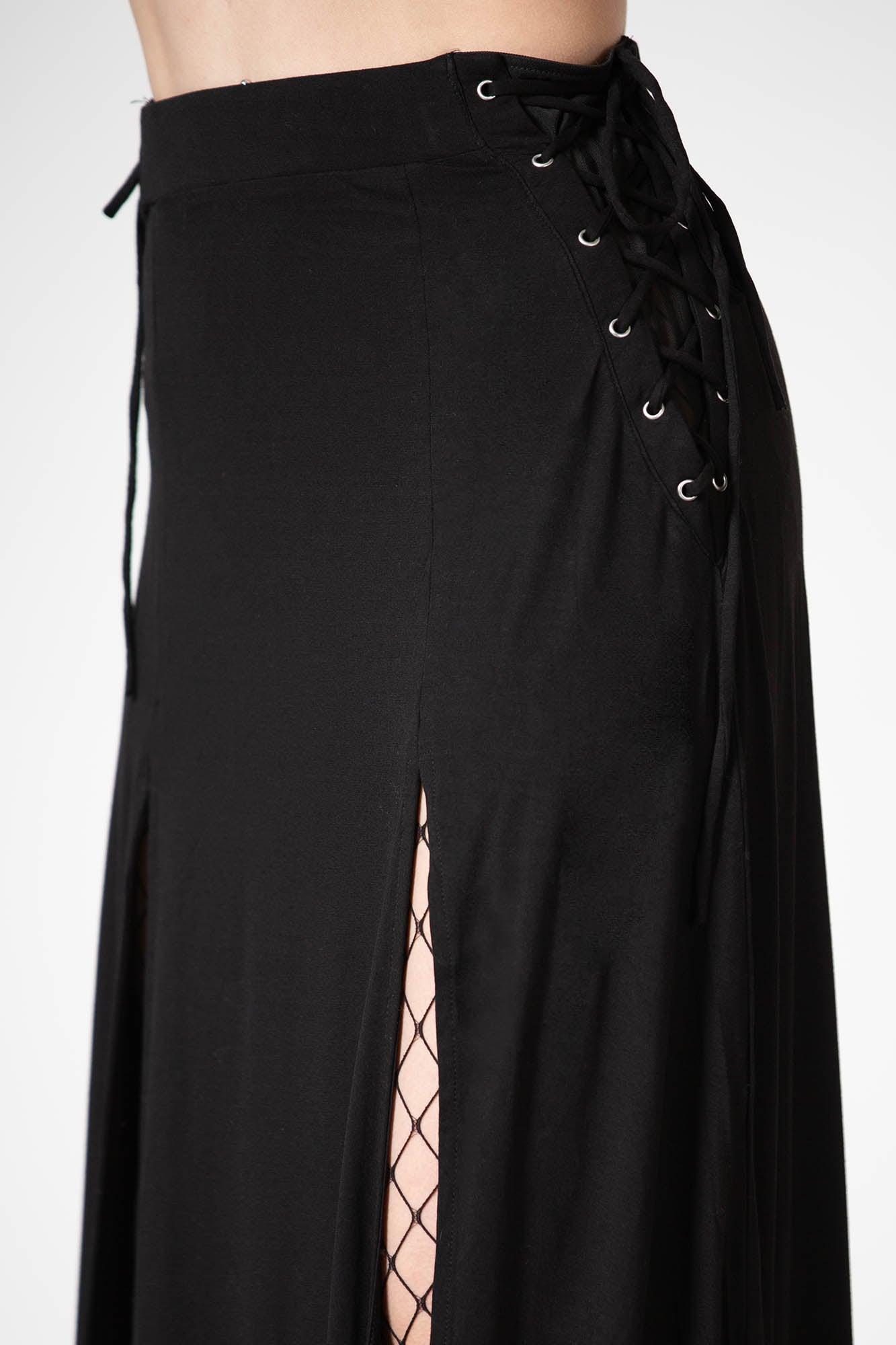 Hellverina Split Maxi Skirt Female Product Image