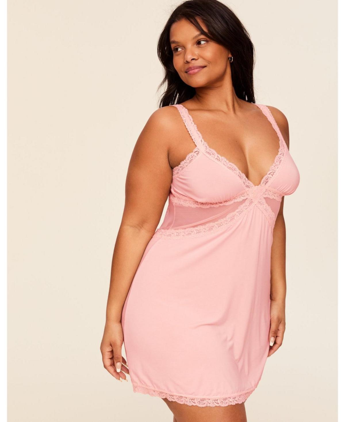 Adore Me Primrosa Womens Plus-Size Slip Dress Product Image