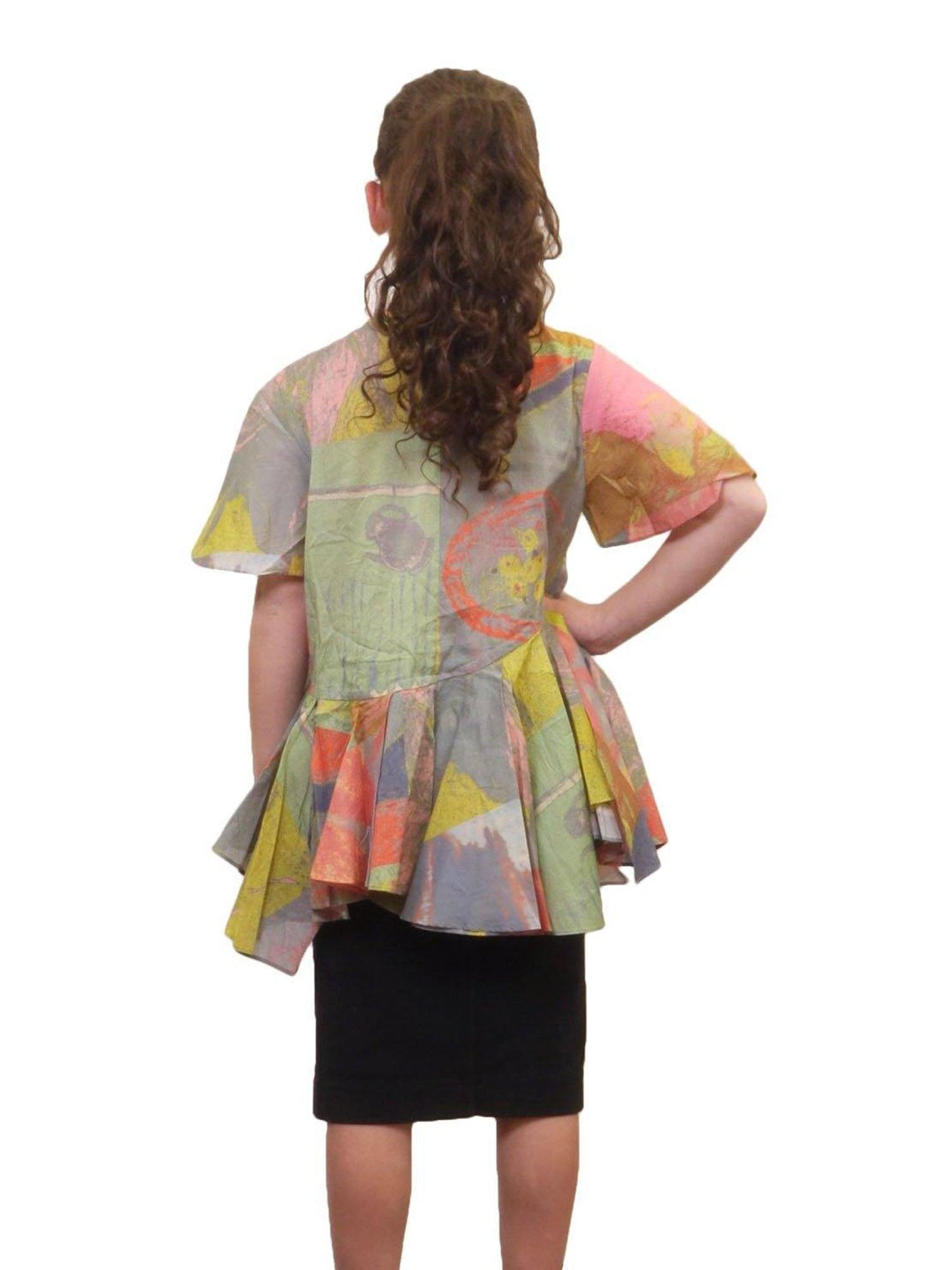 JNBY Bottom Ruffles Short Sleeve Shirt Product Image