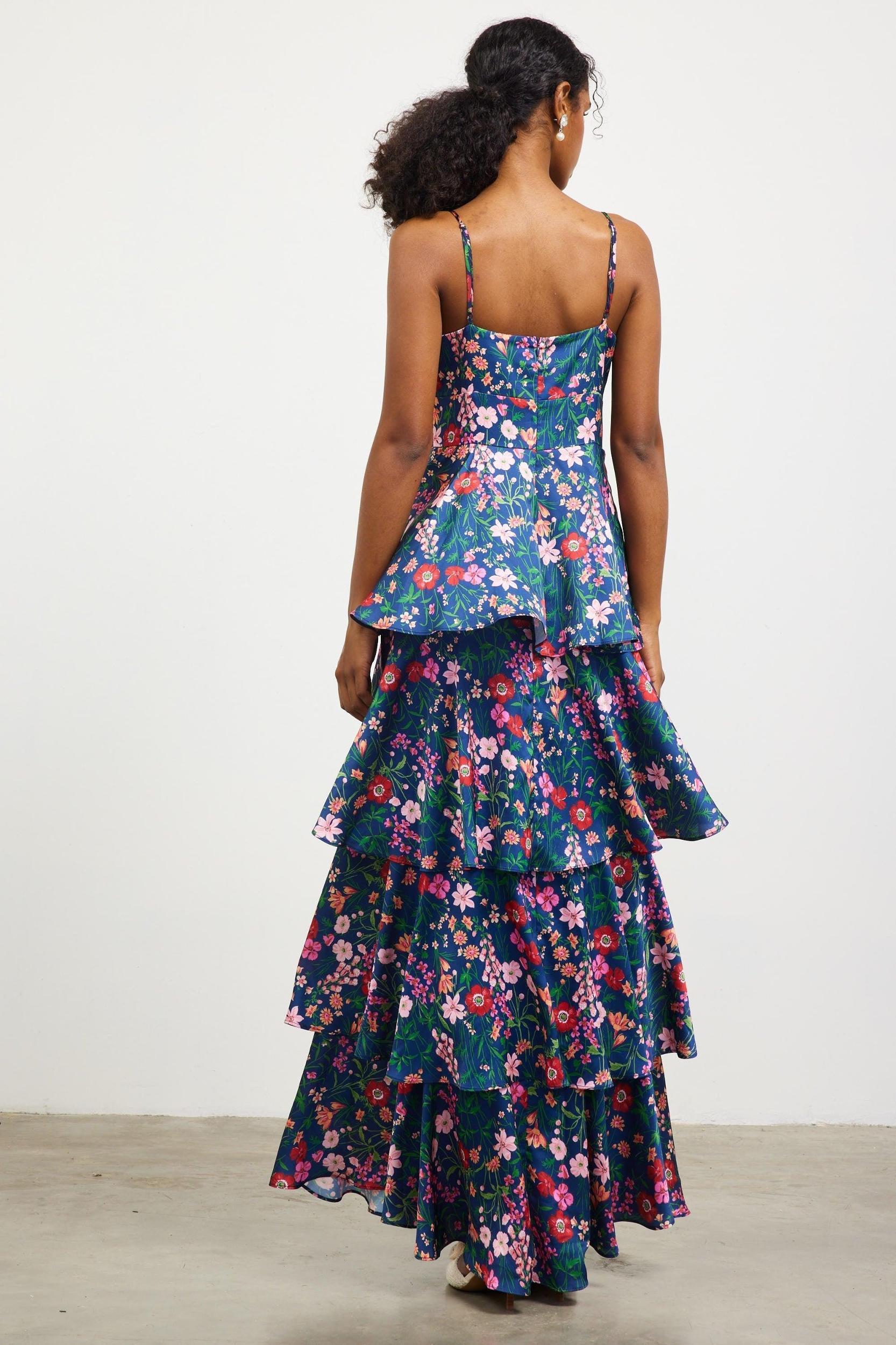 Natalia Floral Tiered Dress Product Image