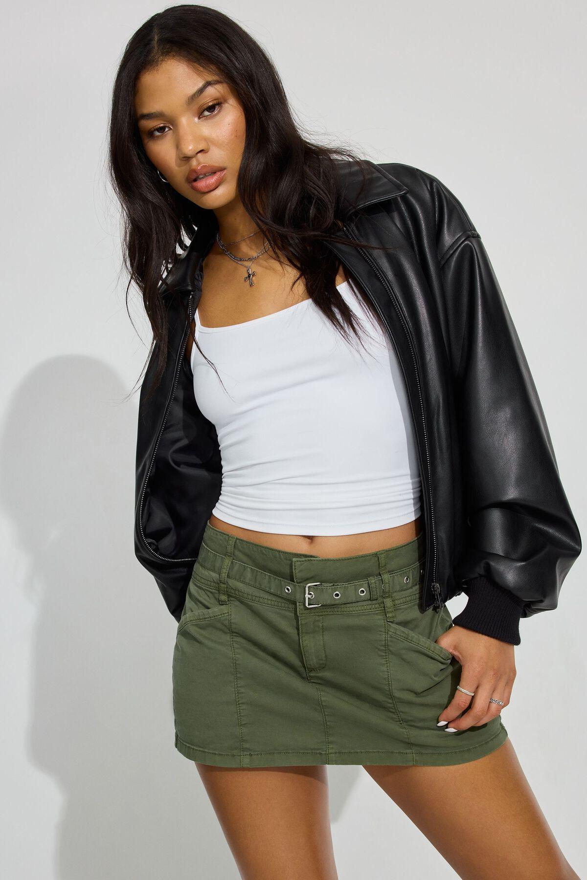 Belted Micro Skort Product Image
