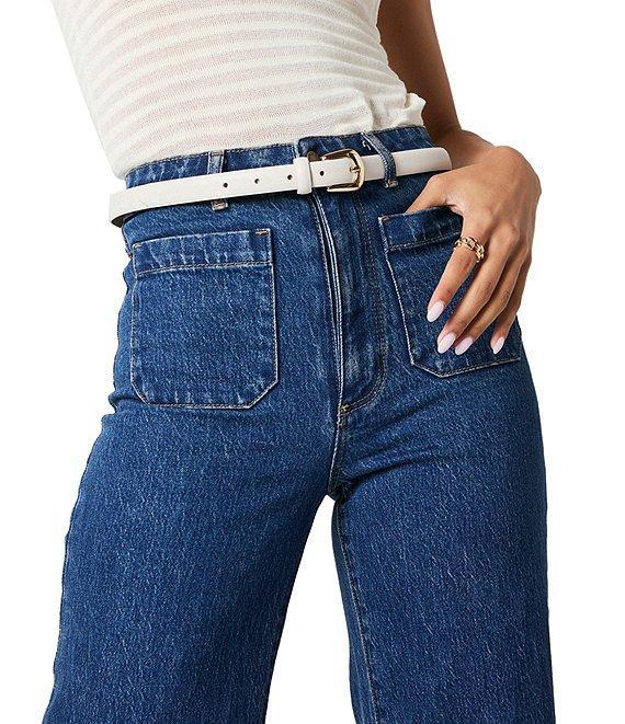 Rolla's Sailor Denim High Rise Slim Wide Leg Jeans Product Image