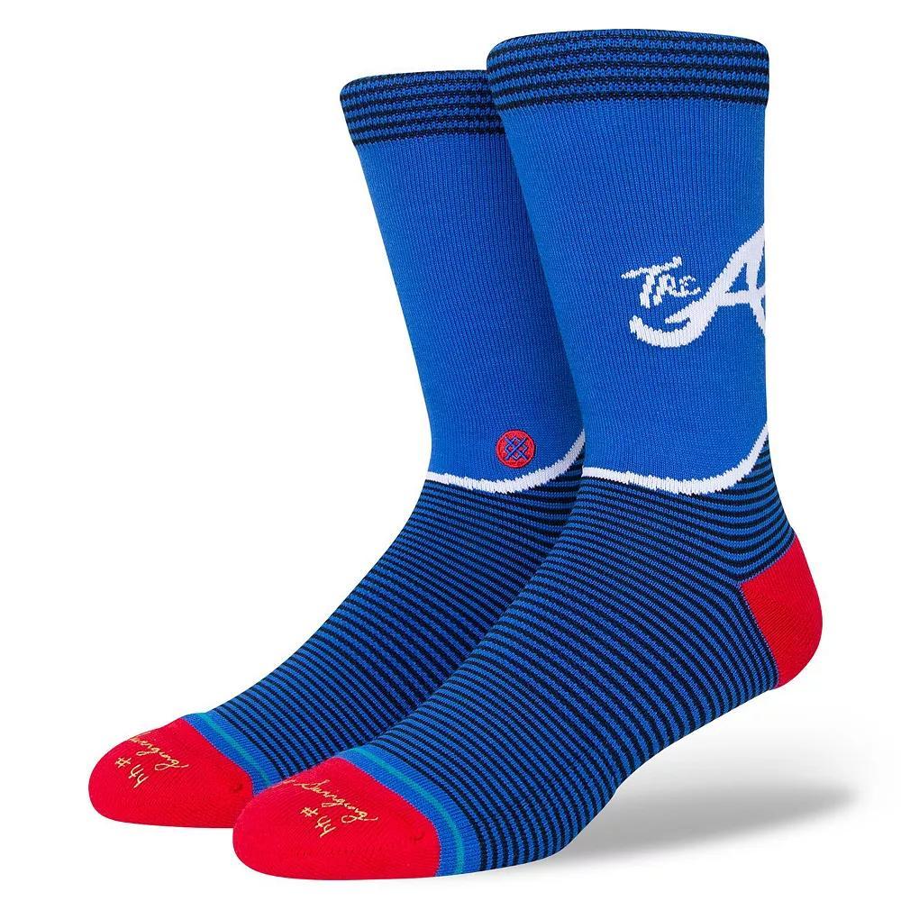 Mens Stance Royal Atlanta Braves 2023 City Connect Crew Socks Product Image