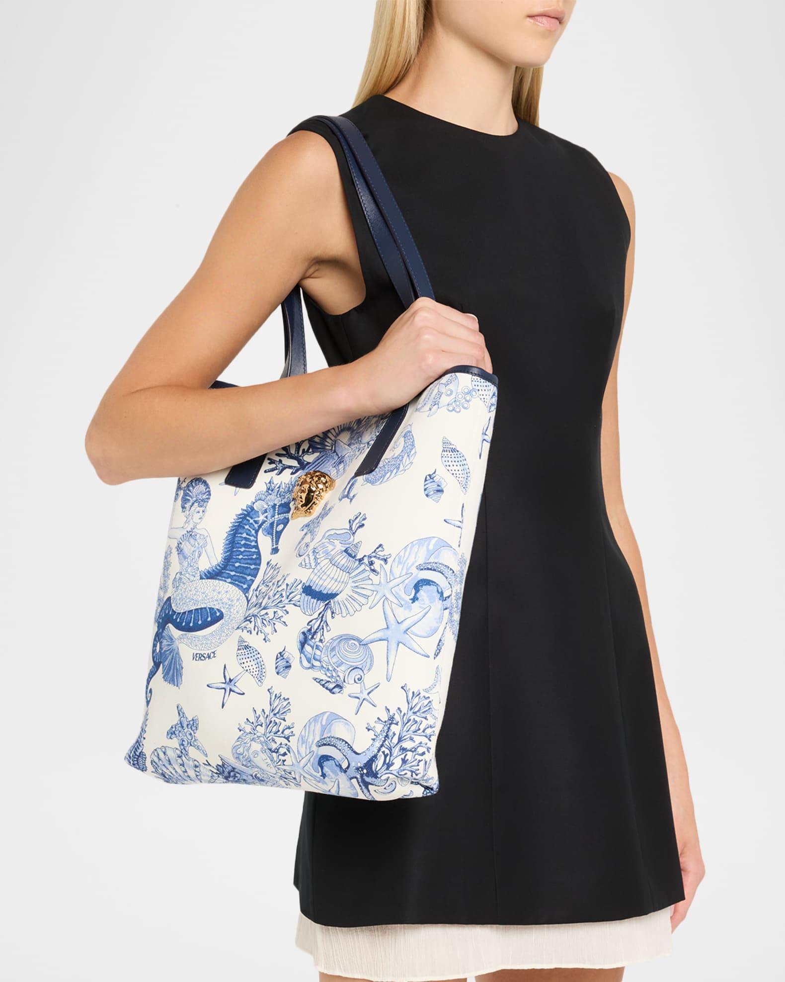 La Medusa Coral Theater Allover Canvas Tote Bag Product Image