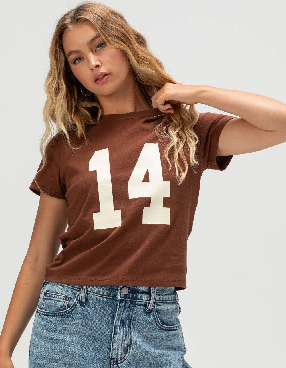 RSQ Womens 14 Baby Tee - BROWN Product Image