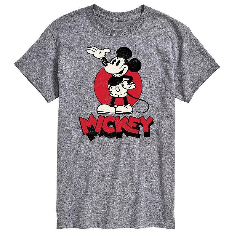 Disneys Mickey Mouse Big & Tall Heritage Graphic Tee, Mens Product Image