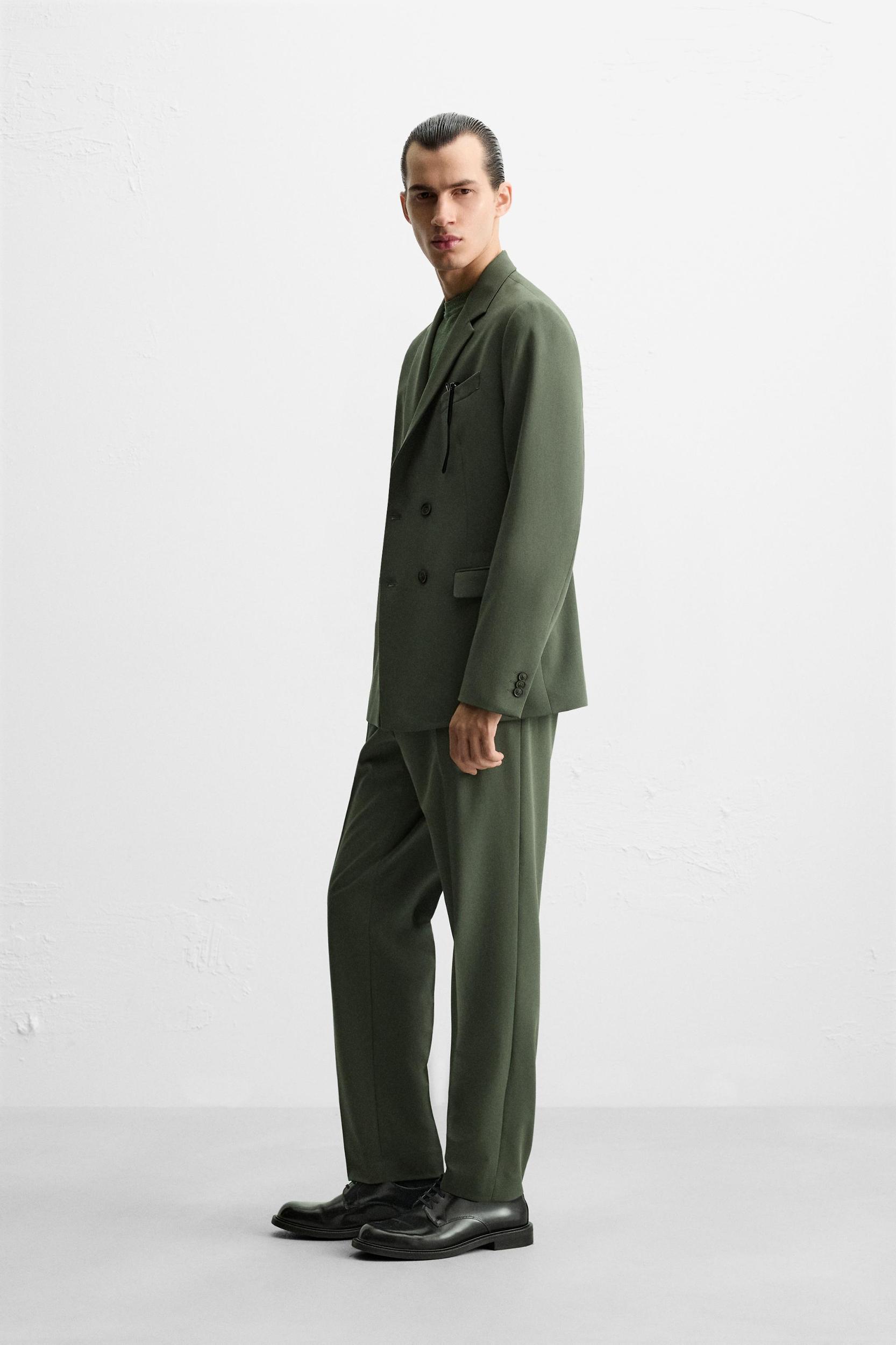 DOUBLE BREASTED SUIT BLAZER Product Image