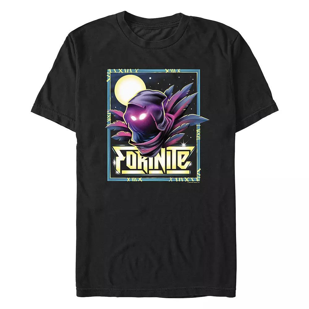 Men's Fortnite Raven Glowing Eyes Graphic Tee, Size: XL, Black Product Image