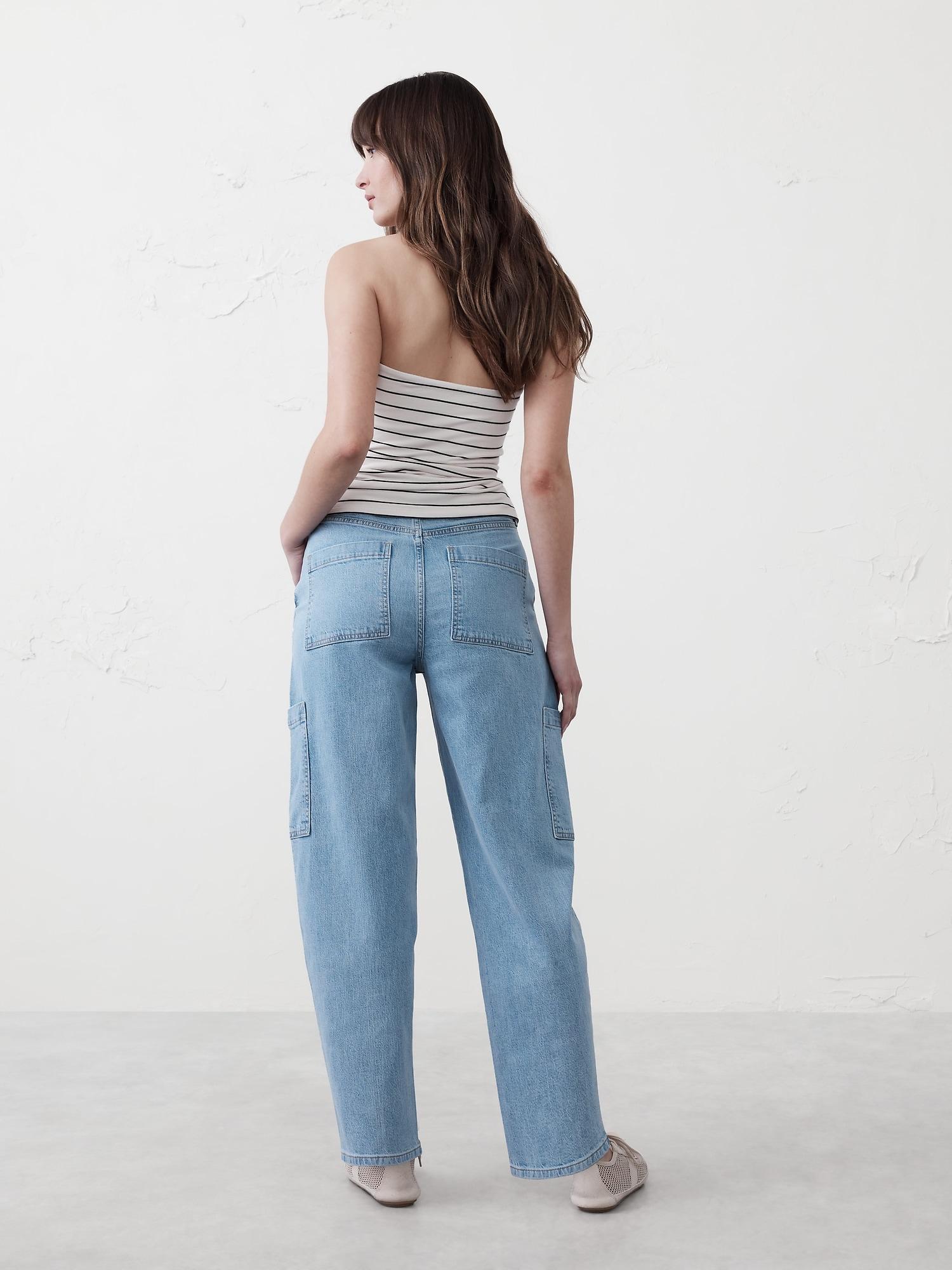 Barrel High-Rise Utility Jean Product Image