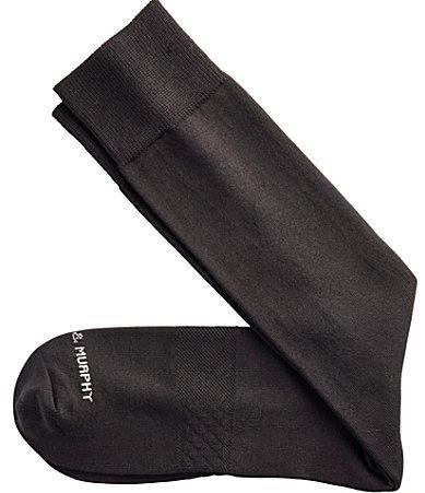 Johnston  Murphy Mens Solid Dress Crew Socks Product Image