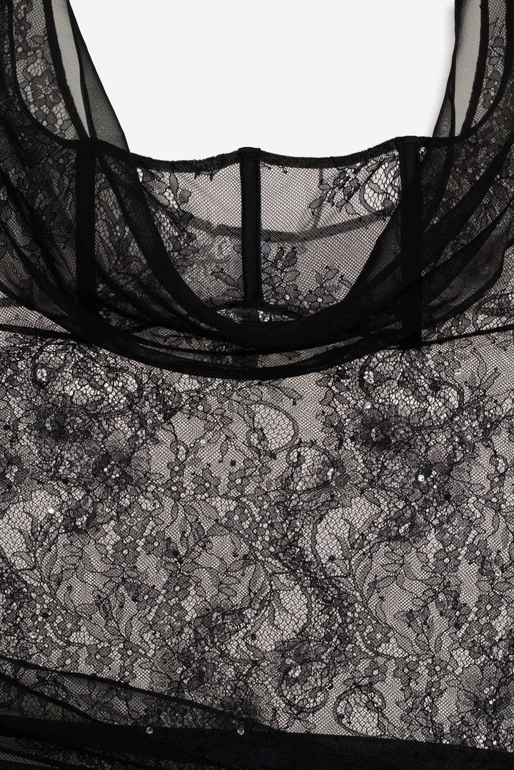 Sonja Slip Dress — Black Product Image