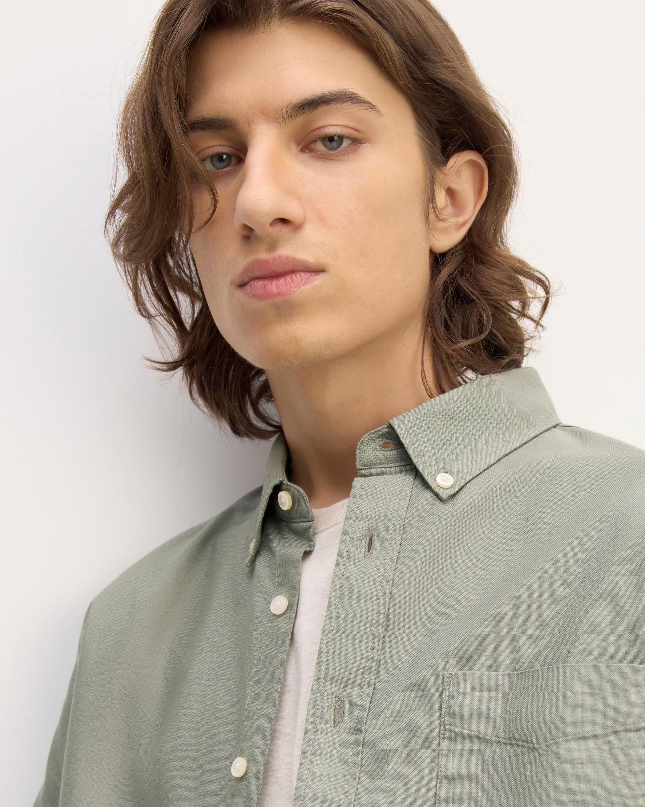 The Organic Short Sleeve Oxford Shirt Product Image