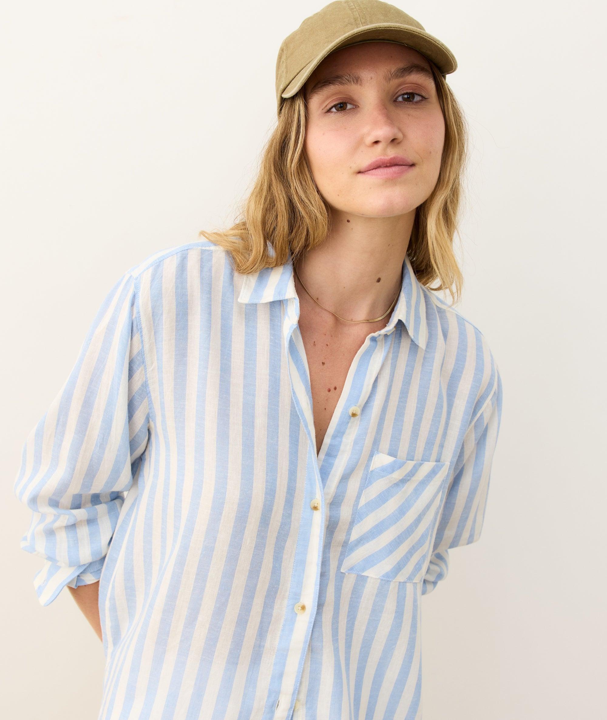 Jane Relaxed Linen Shirt Product Image