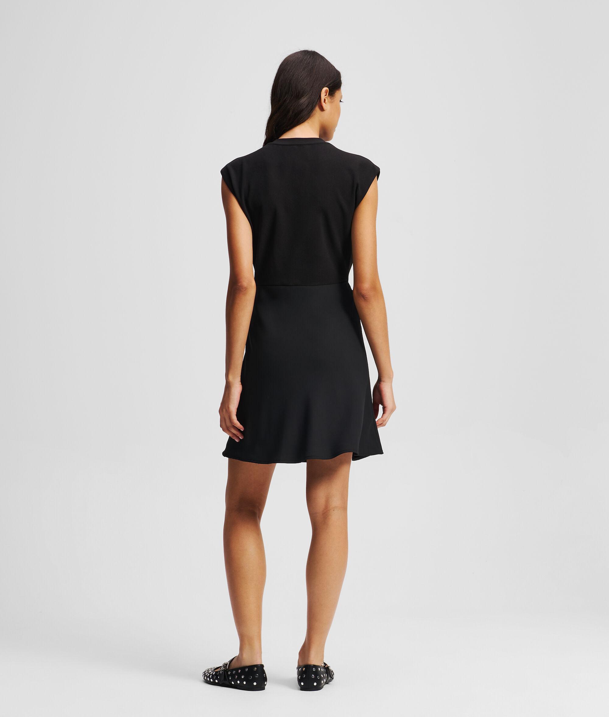 FABRIC MIX DRESS Product Image