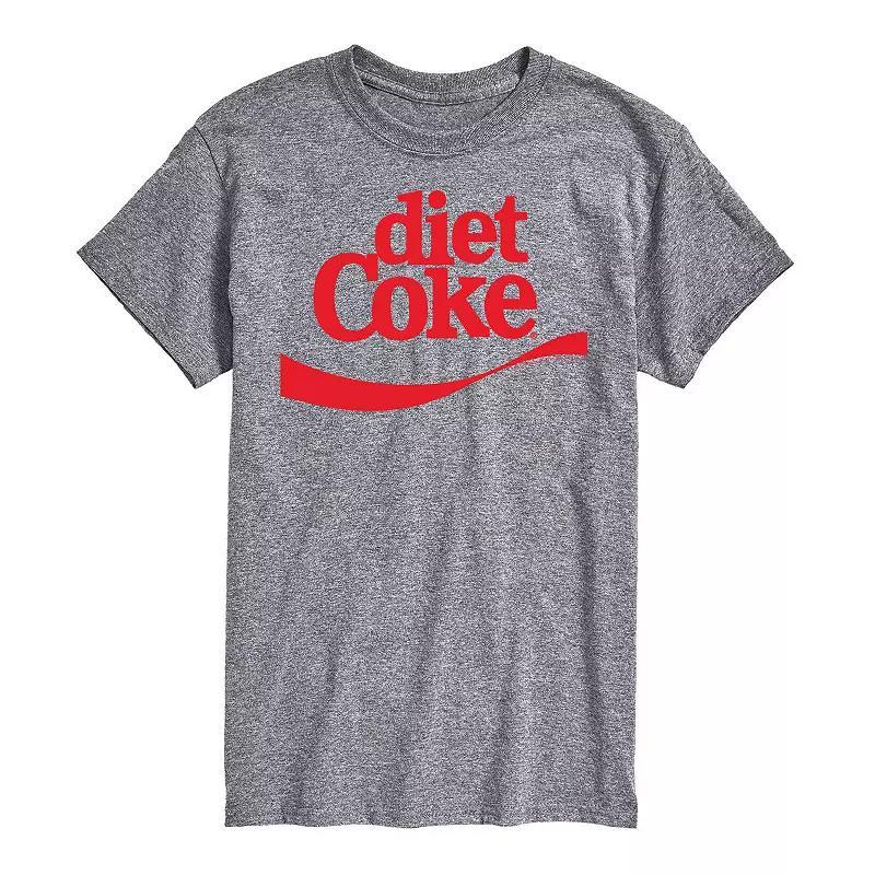 Men's Coca-Cola Logos Graphic Costume Tee, Size: XS, Gray Diet Coke Product Image