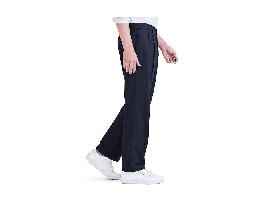 Mens Dockers Signature Iron Free Stain Defender Classic-Fit Khaki Pleated Pants Product Image