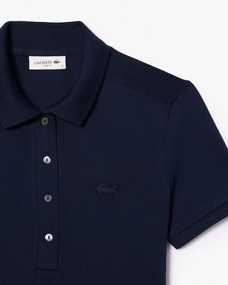 Slim Fit Stretch Piqué Polo Dress Product Image
