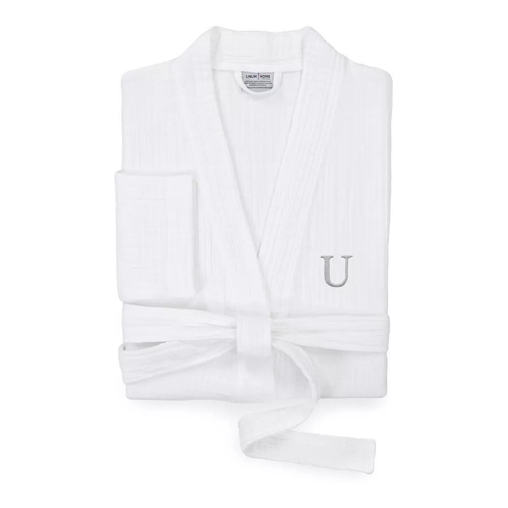 Linum Home Textiles Turkish Cotton Smyrna Personalized Luxury Robe, Womens Product Image