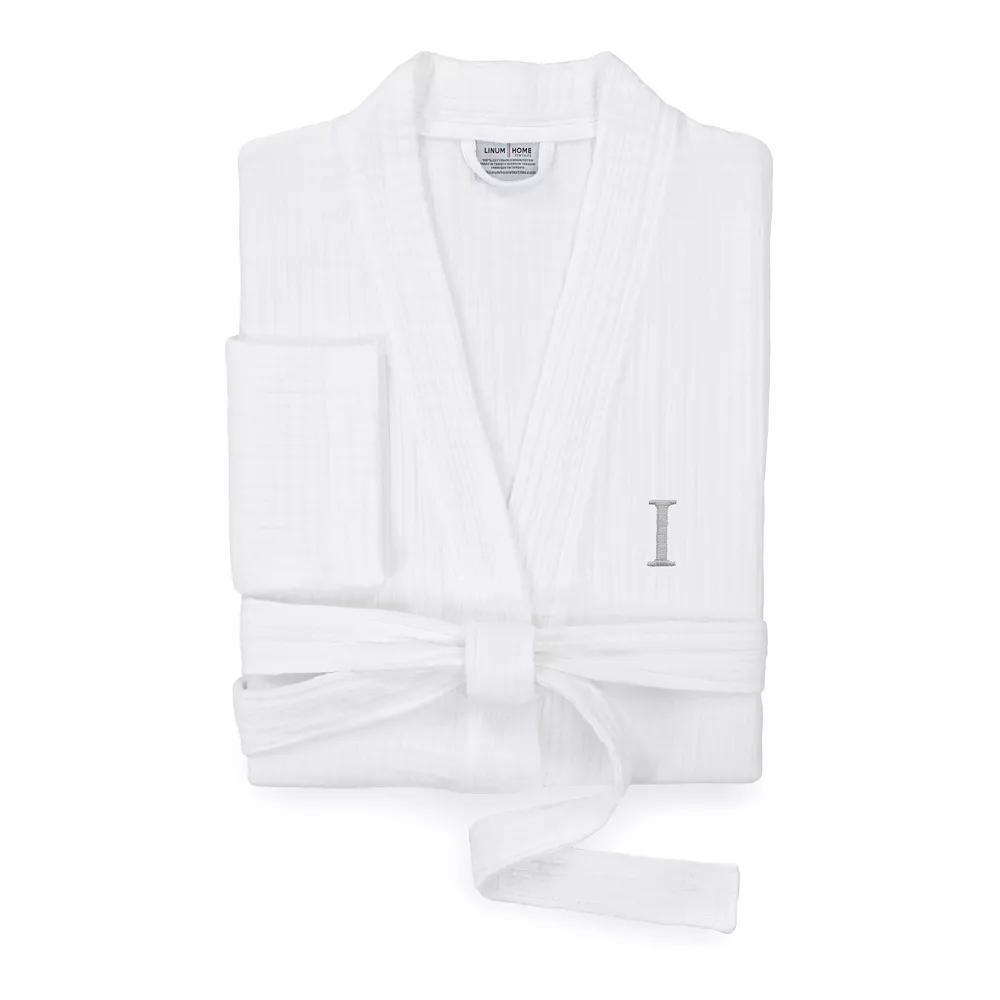 Linum Home Textiles Turkish Cotton Smyrna Personalized Luxury Robe, Womens Product Image