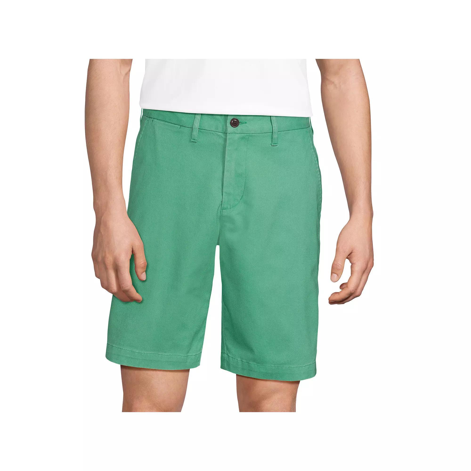 Men's Lands' End 9-inch Comfort-Waist Comfort-First Knockabout Chino Shorts, Size: 44, Soft Pink Product Image